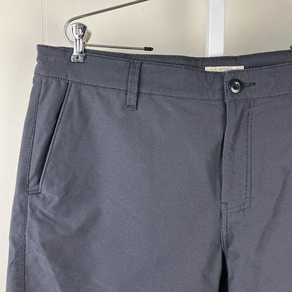 Carbon 2 Cobalt Shorts Mens Size 38 Black Gray Nylon Spandex Outdoors Hiking
